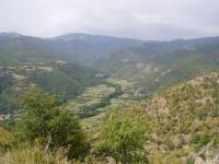 Pohled na úrodné breznické údolí směrem do Makedonie